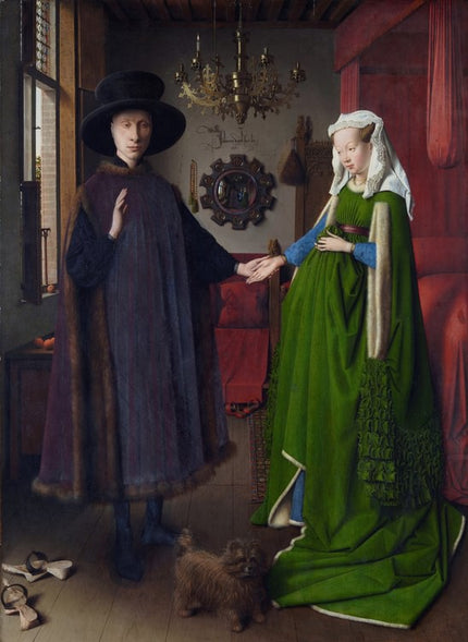 Jan van Eyck, The Arnolfini Portrait, 1434 (Litography)