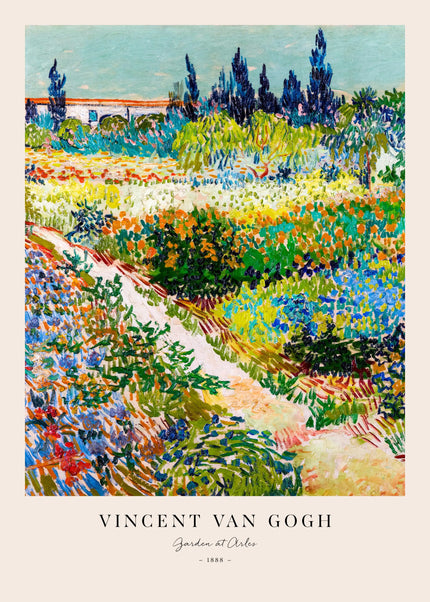 Van Gogh, the Garden at Arles, 1888 (Lithography)