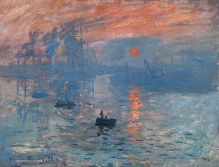Claude Monet, Impression, Sunrise, 1872 (Lithography)